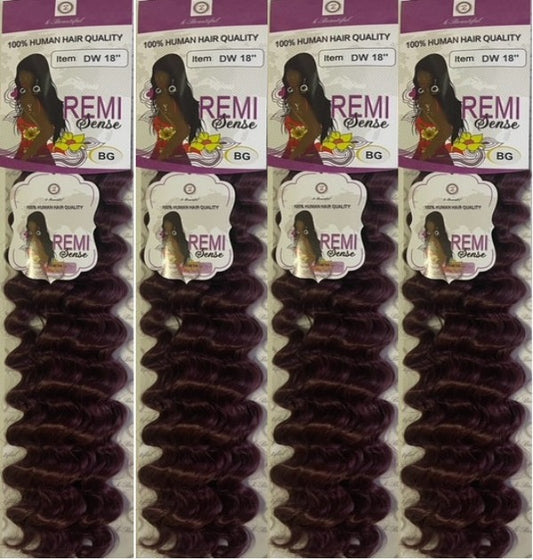 Remi Human Micro Deep Weave 18" #BG