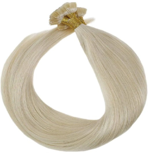 Virgin Flat Tip Hair Protein Hair Pre Bonded Extensions Color #613