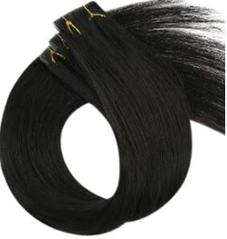 Invisible Tape in Hair Extensions Tape in Hair Color 1B